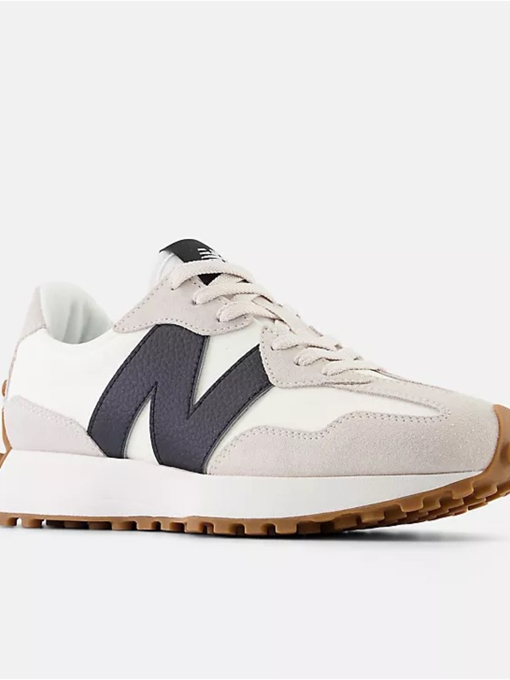 New Balance Women’s White, Black & Light Gray Retro Athletic Sneakers size W9 - Picture 4 of 6
